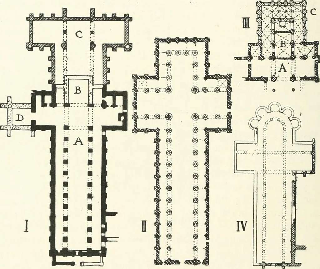 An illustration from A history of Gothic art in England, 1900, leaf 95