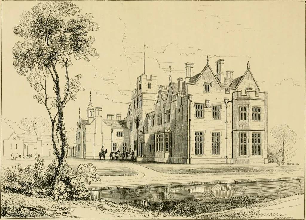An illustration from A history of the Gothic revival : an attempt to show how the taste for mediæval architecture, which lingered in England during the two last centuries, has since been encouraged and developed, 1872, leaf 162