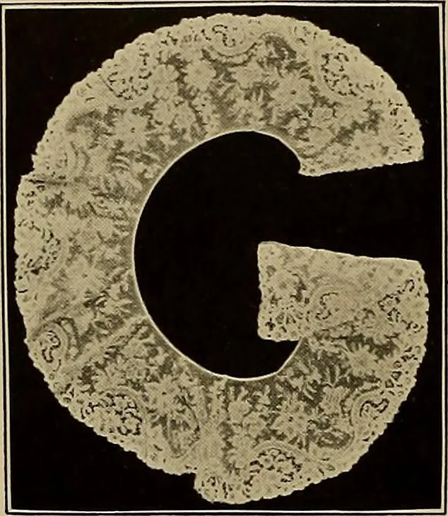 An illustration from A history of hand-made lace : Dealing with the origin of lace, the growth of the great lace centres, the mode of manufacture, the methods of distinguishing and the care of various kinds of lace ..., 1900, leaf 133