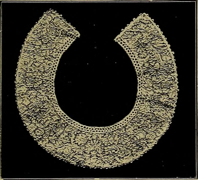 An illustration from A history of hand-made lace : Dealing with the origin of lace, the growth of the great lace centres, the mode of manufacture, the methods of distinguishing and the care of various kinds of lace ..., 1900, leaf 204