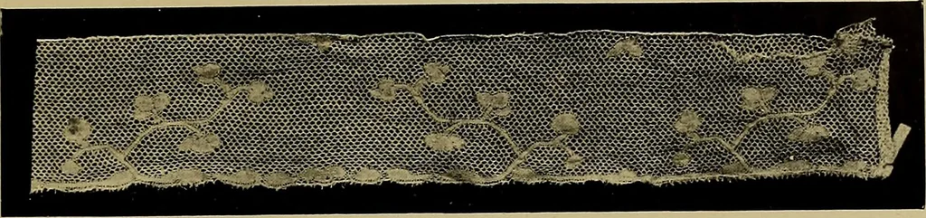 An illustration from A history of hand-made lace : Dealing with the origin of lace, the growth of the great lace centres, the mode of manufacture, the methods of distinguishing and the care of various kinds of lace ..., 1900, leaf 206