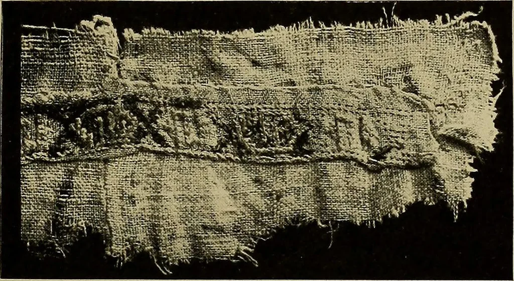 An illustration from A history of hand-made lace : Dealing with the origin of lace, the growth of the great lace centres, the mode of manufacture, the methods of distinguishing and the care of various kinds of lace ..., 1900, leaf 26