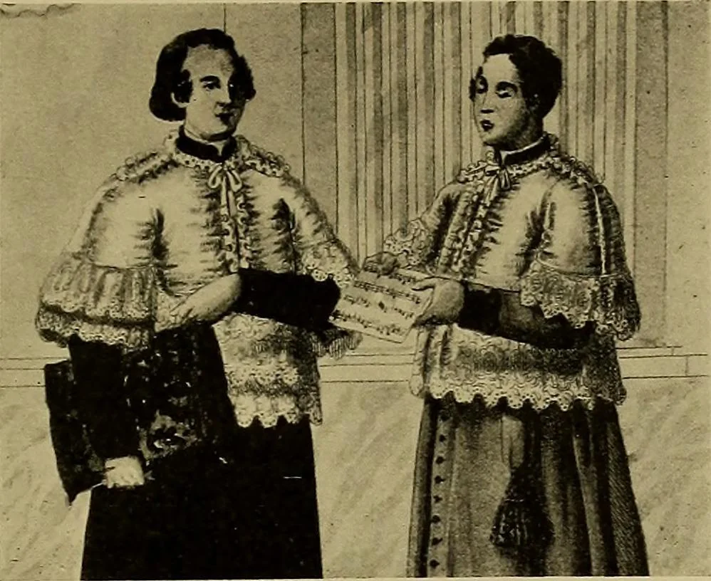 An illustration from A history of hand-made lace : Dealing with the origin of lace, the growth of the great lace centres, the mode of manufacture, the methods of distinguishing and the care of various kinds of lace ..., 1900, leaf 92