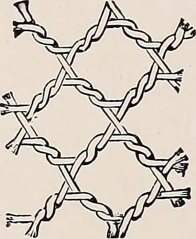 An illustration from A history of hand-made lace : dealing with the origin of lace, the growth of the great lace centres, the mode of manufacture, the methods of distinguishing and the care of various kinds of lace, 1900, leaf 127