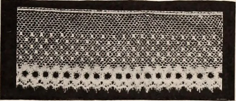 An illustration from A history of hand-made lace : dealing with the origin of lace, the growth of the great lace centres, the mode of manufacture, the methods of distinguishing and the care of various kinds of lace, 1900, leaf 158