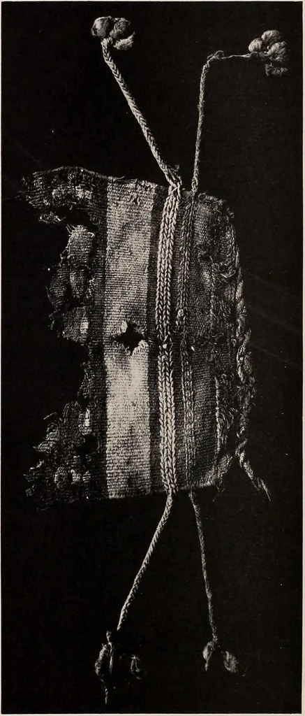 An illustration from A history of hand-made lace : dealing with the origin of lace, the growth of the great lace centres, the mode of manufacture, the methods of distinguishing and the care of various kinds of lace, 1900, leaf 23
