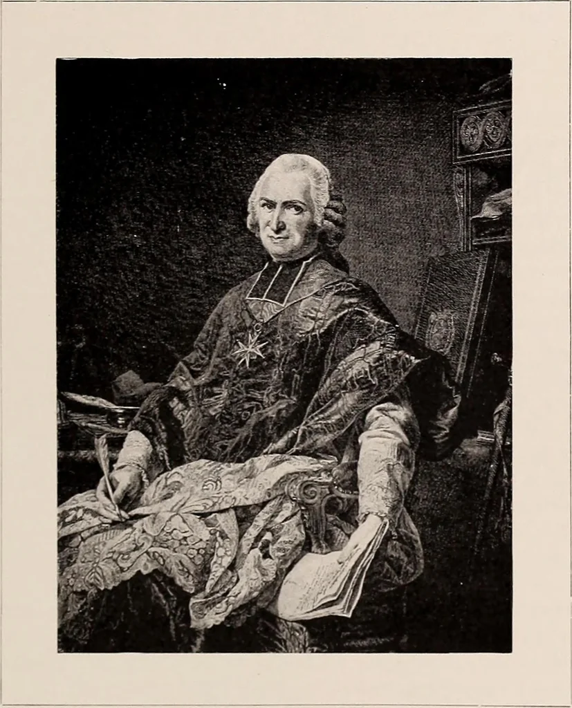 An illustration from A history of hand-made lace : dealing with the origin of lace, the growth of the great lace centres, the mode of manufacture, the methods of distinguishing and the care of various kinds of lace, 1900, leaf 66