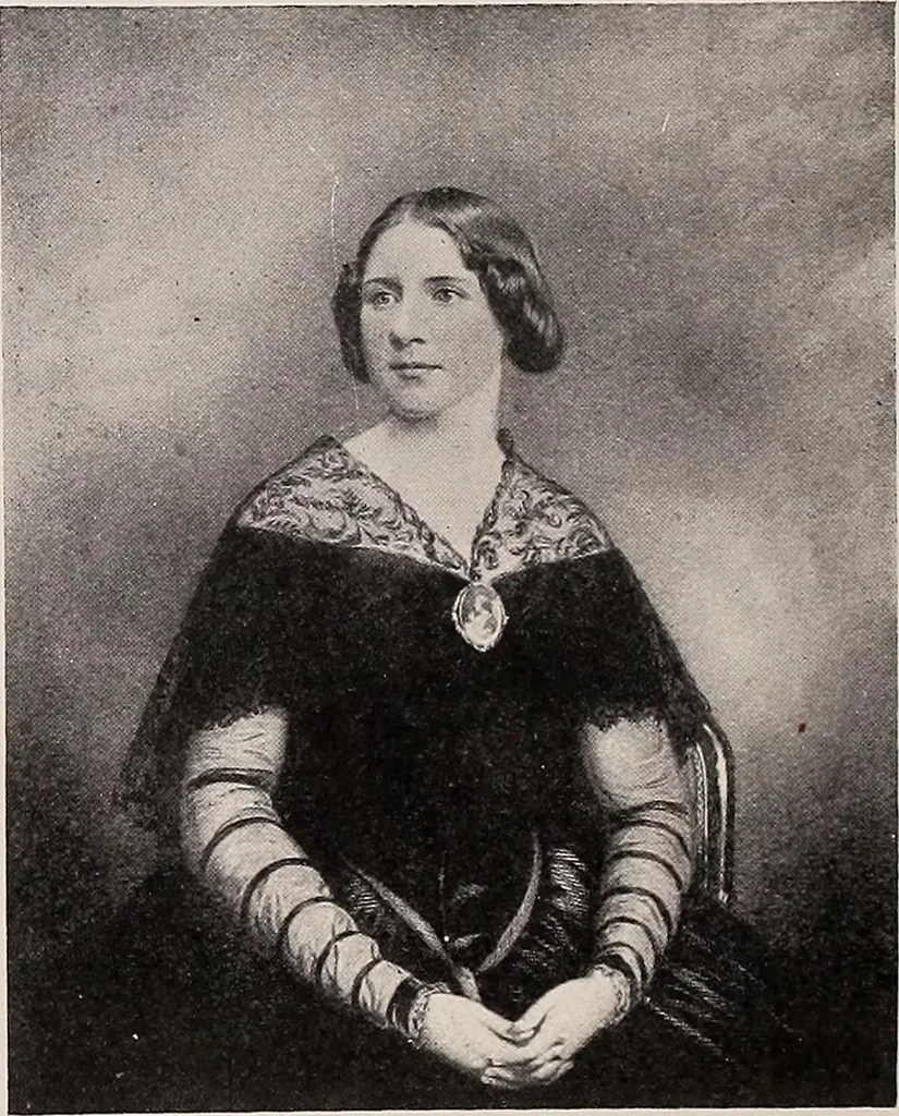 An illustration from A history of hand-made lace : dealing with the origin of lace, the growth of the great lace centres, the mode of manufacture, the methods of distinguishing and the care of various kinds of lace, 1900, leaf 79