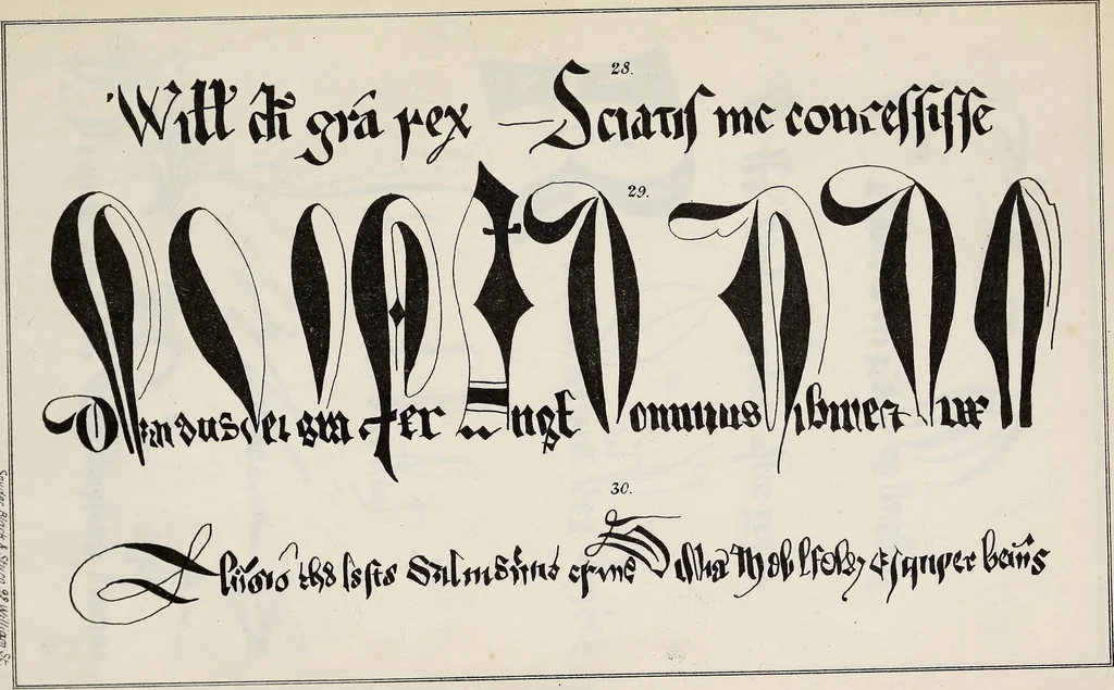 An illustration from The history of ink, including its etymology, chemistry, and bibliography, 1860, leaf 92