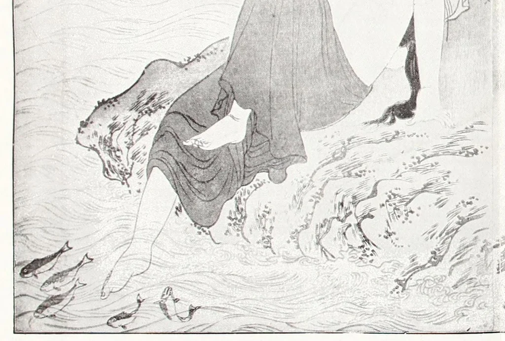An illustration from A history of Japanese colour -prints, 1910, leaf 127