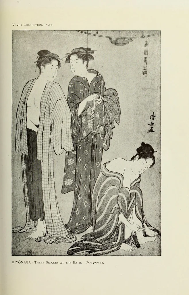An illustration from A history of Japanese colour -prints, 1910, leaf 275
