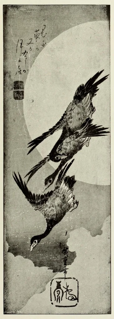 An illustration from A history of Japanese colour -prints, 1910, leaf 405