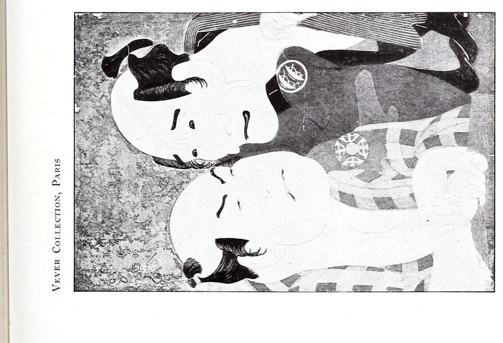 An illustration from A history of Japanese colour-prints, 1920, leaf 339