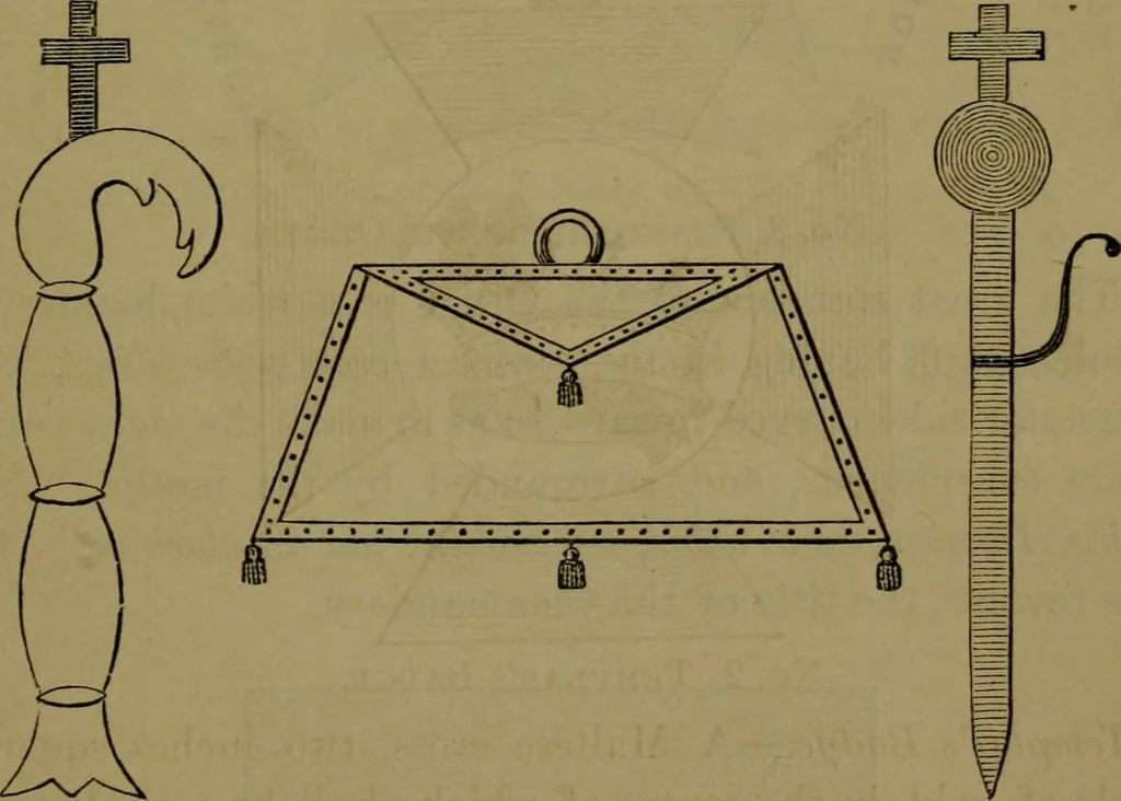 An illustration from History of the Knights Templar of the state of Pennsylvania : prepared and arranged from original papers, 1868, leaf 468