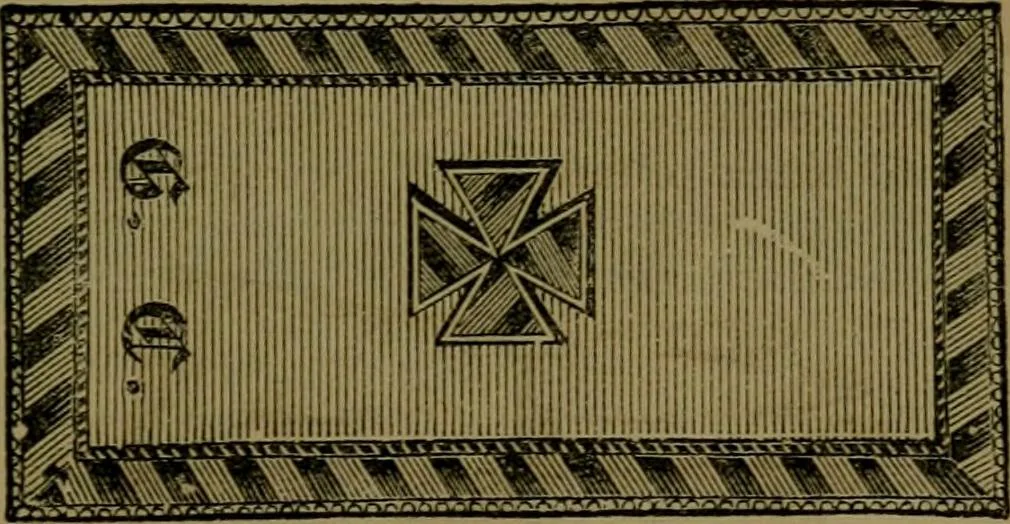 An illustration from History of the Knights Templar of the state of Pennsylvania : prepared and arranged from original papers, 1868, leaf 628