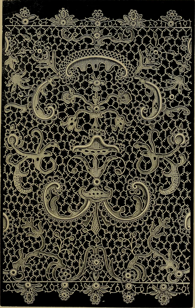 An illustration from History of lace, 1902, leaf 100