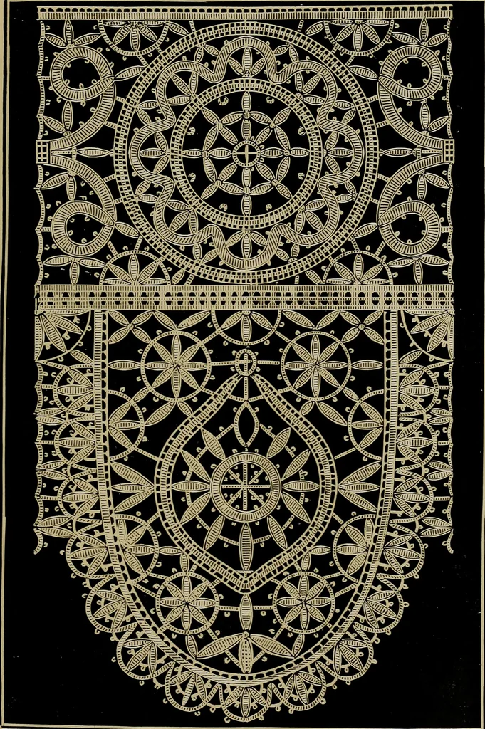 An illustration from History of lace, 1902, leaf 136