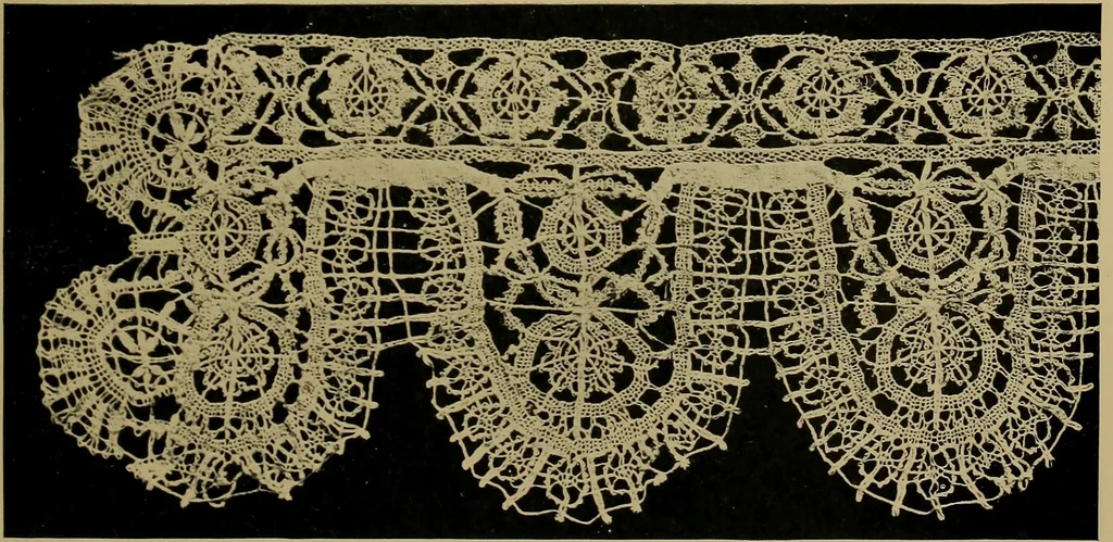 An illustration from History of lace, 1902, leaf 140