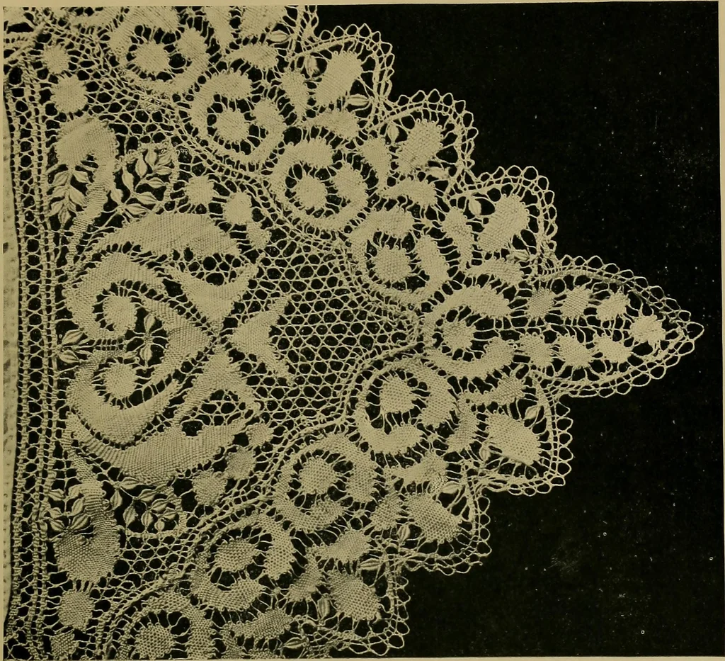An illustration from History of lace, 1902, leaf 158