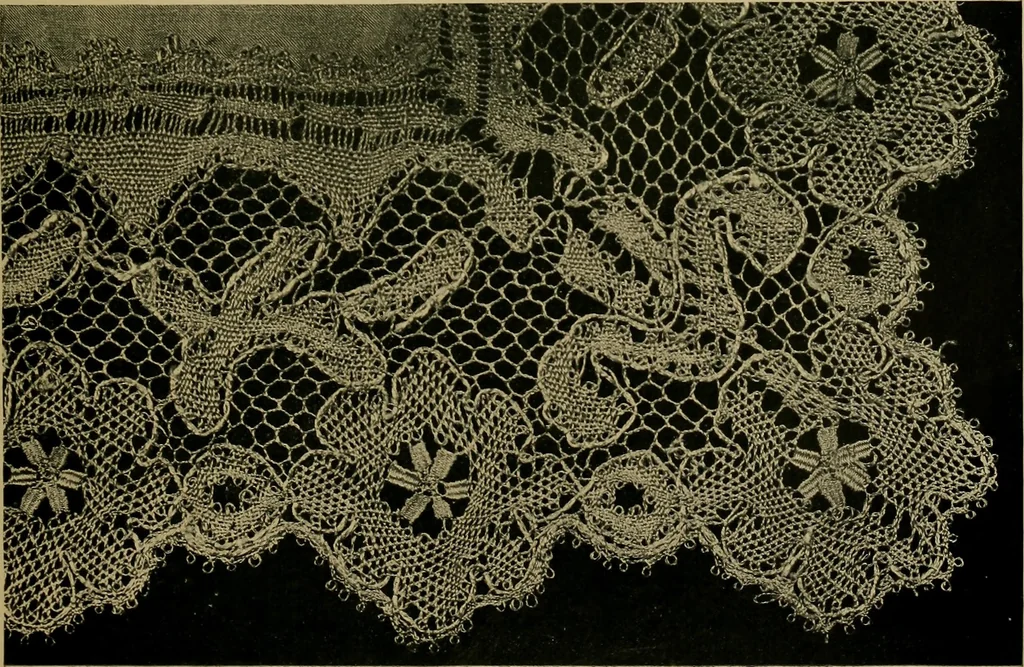 An illustration from History of lace, 1902, leaf 158