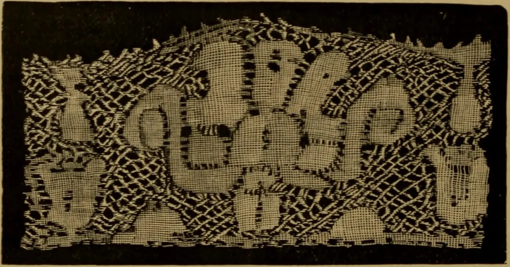 An illustration from History of lace, 1902, leaf 173