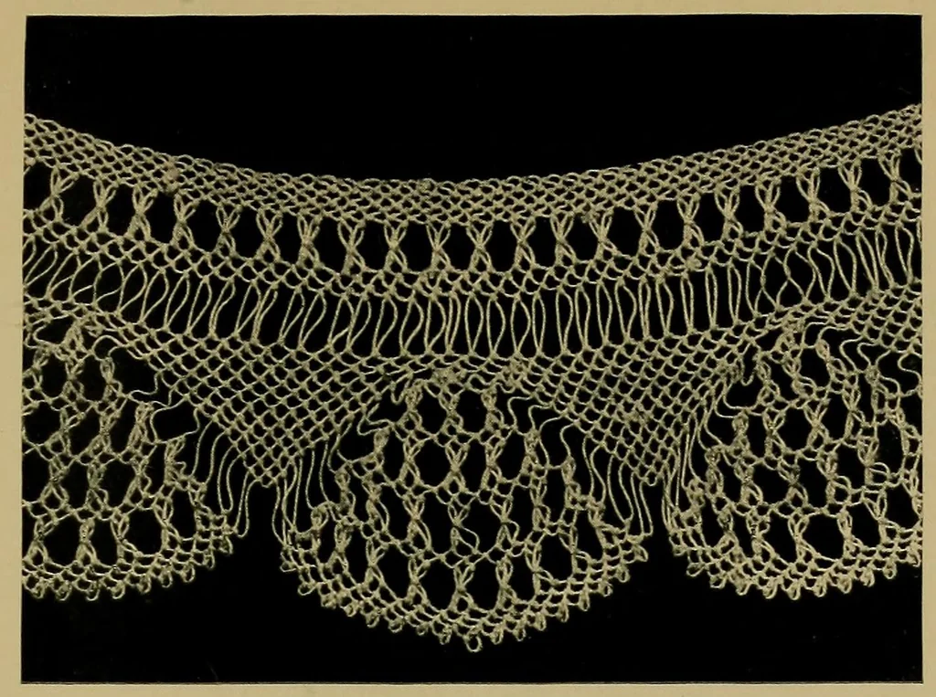 An illustration from History of lace, 1902, leaf 180