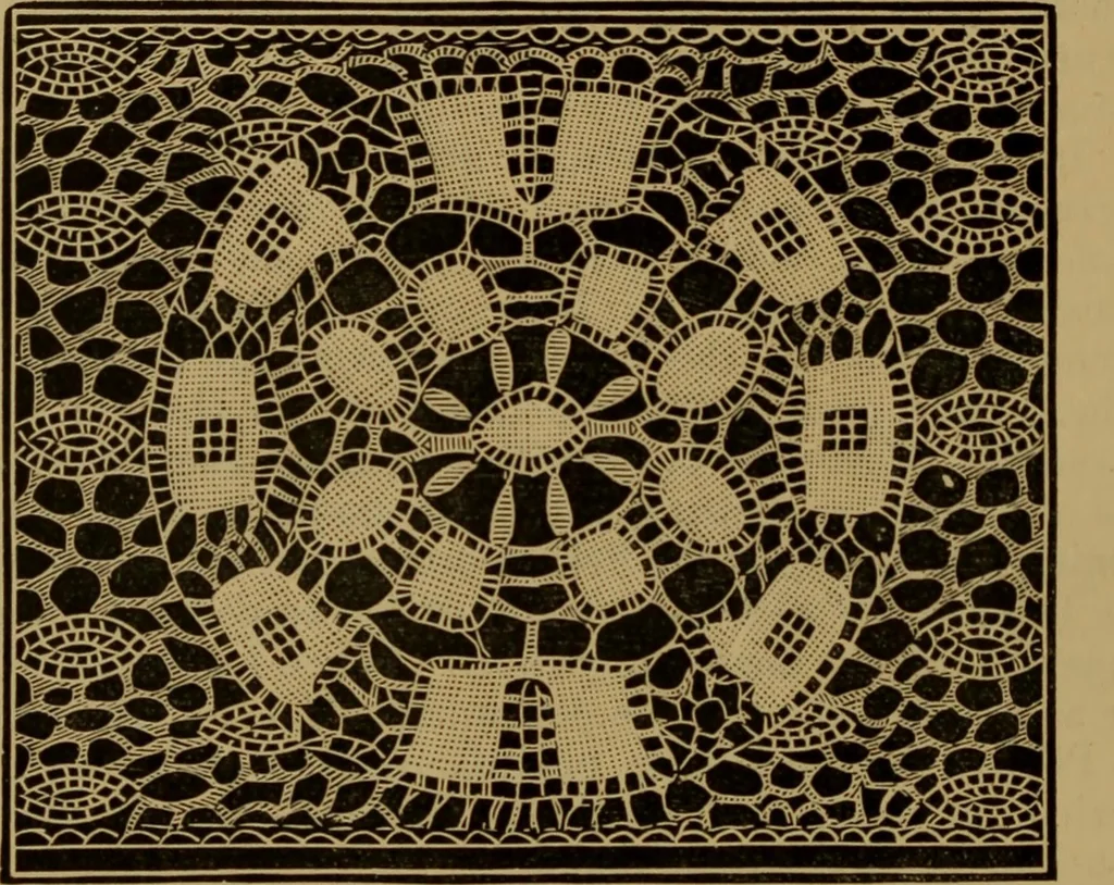 An illustration from History of lace, 1902, leaf 183