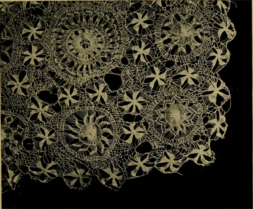 An illustration from History of lace, 1902, leaf 186