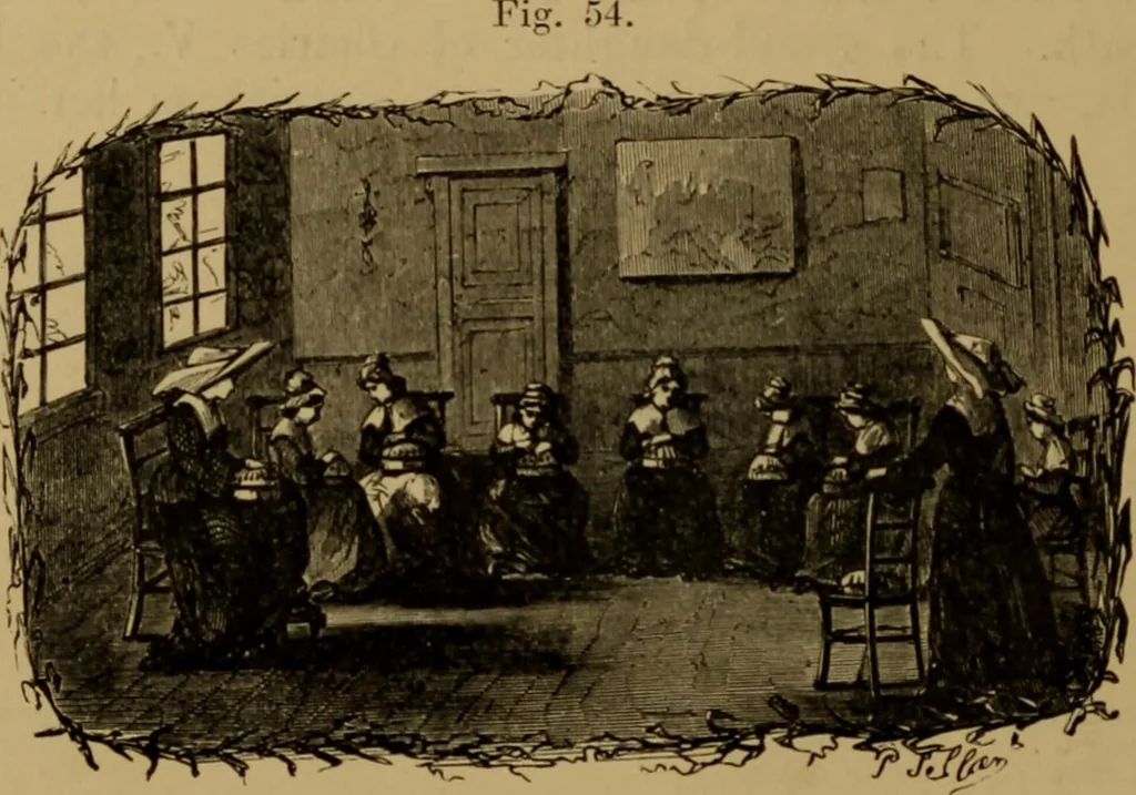 An illustration from History of lace, 1902, leaf 197