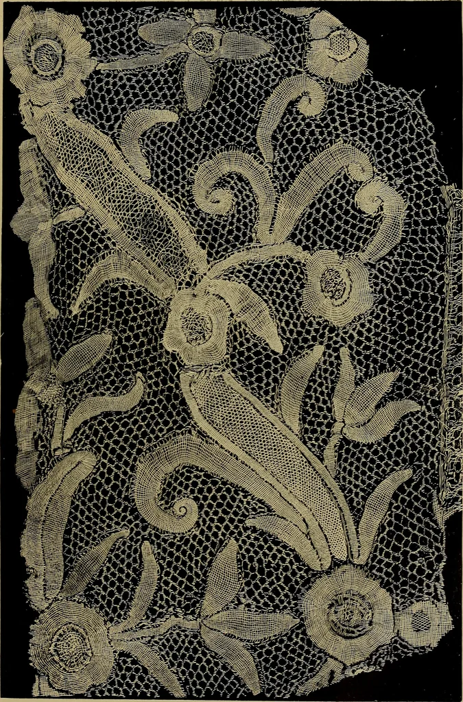 An illustration from History of lace, 1902, leaf 198