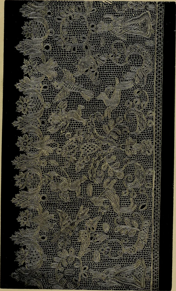 An illustration from History of lace, 1902, leaf 206