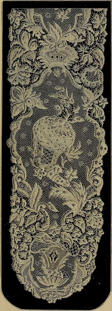 An illustration from History of lace, 1902, leaf 210