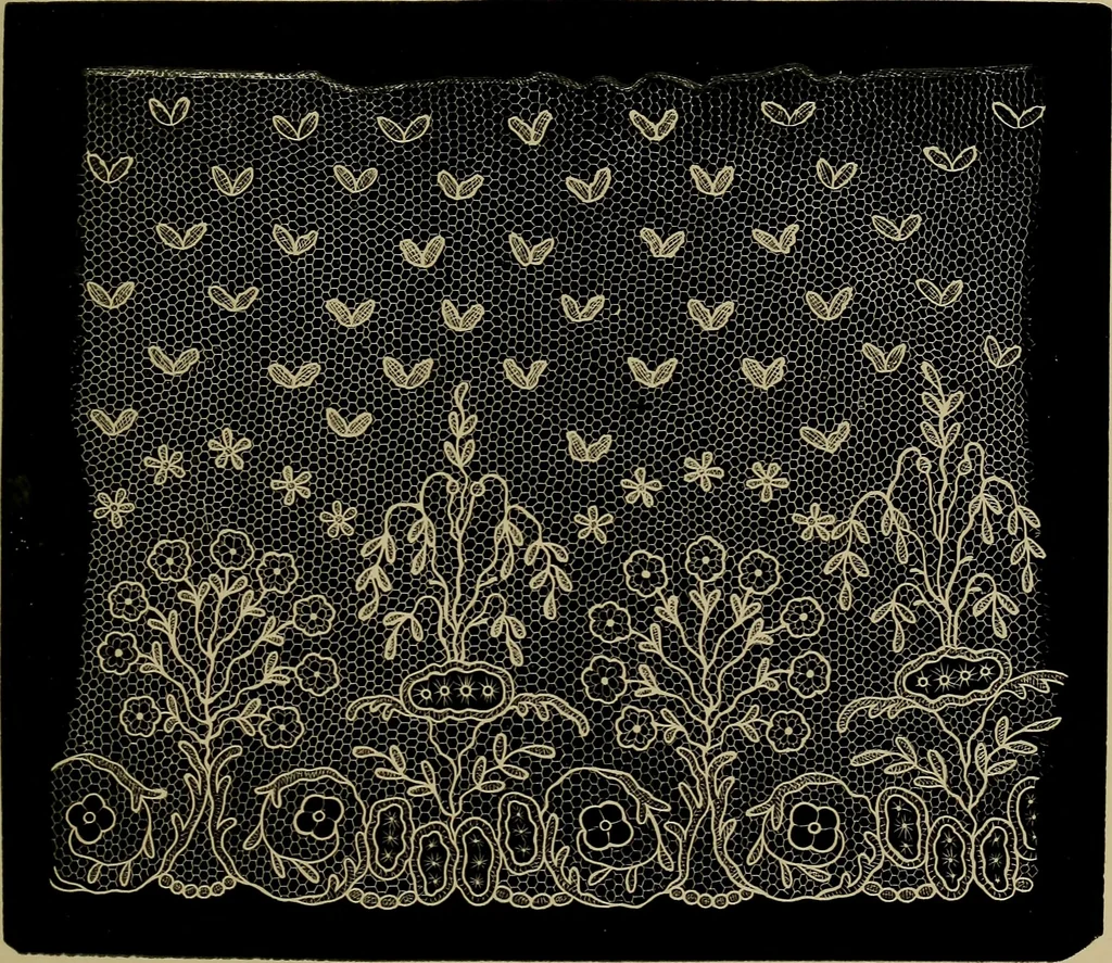 An illustration from History of lace, 1902, leaf 212
