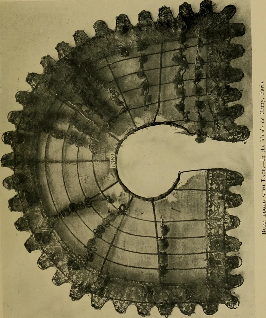 An illustration from History of lace, 1902, leaf 252