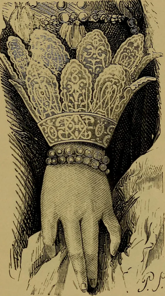 An illustration from History of lace, 1902, leaf 266