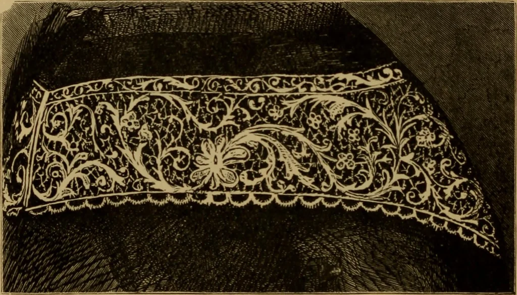 An illustration from History of lace, 1902, leaf 285