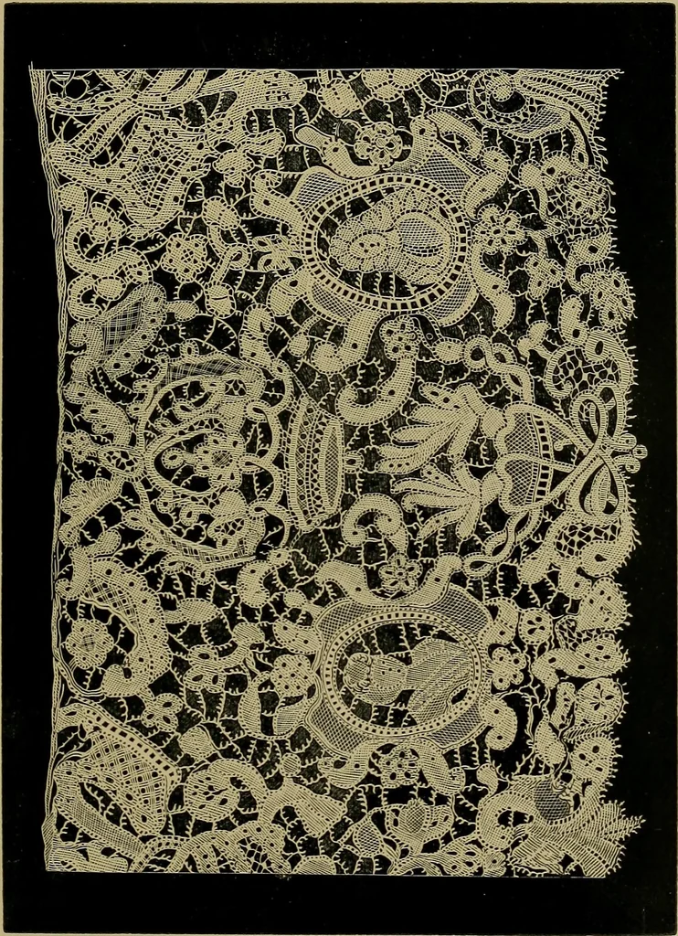 An illustration from History of lace, 1902, leaf 358