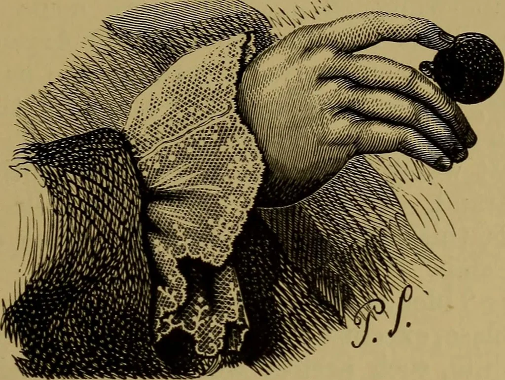 An illustration from History of lace, 1902, leaf 376