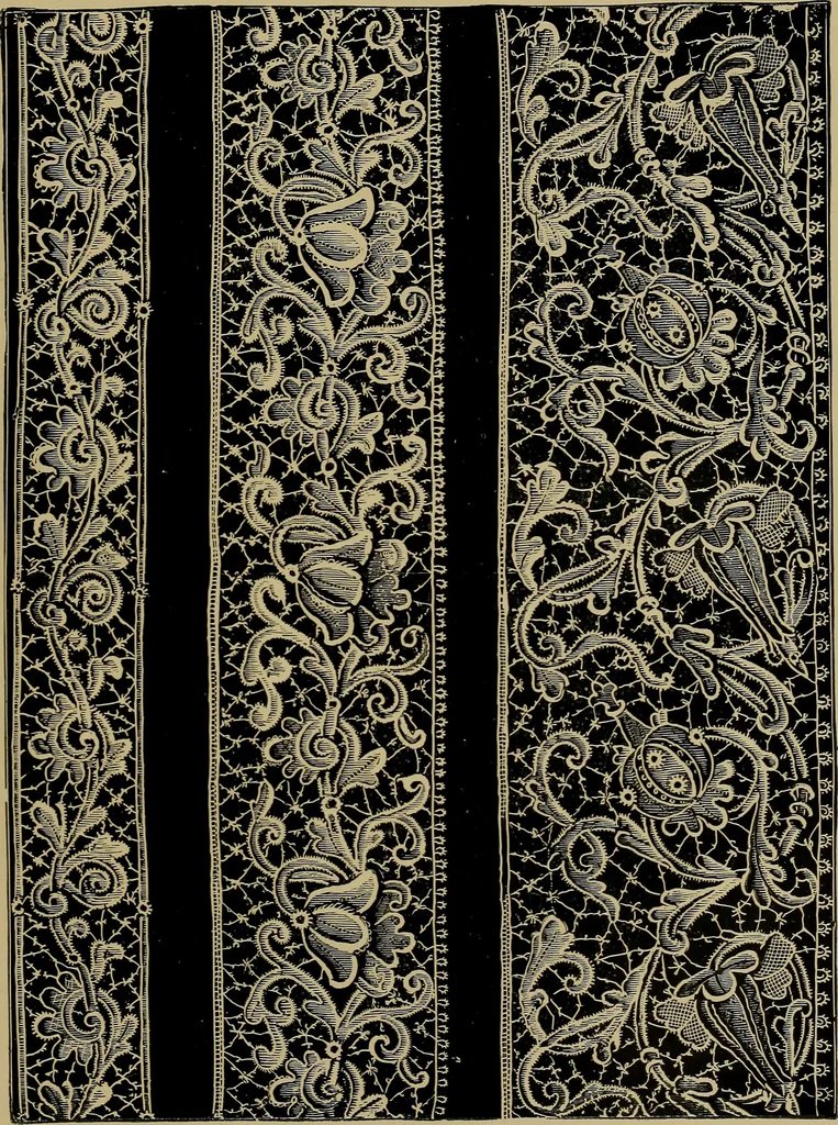 An illustration from History of lace, 1902, leaf 384