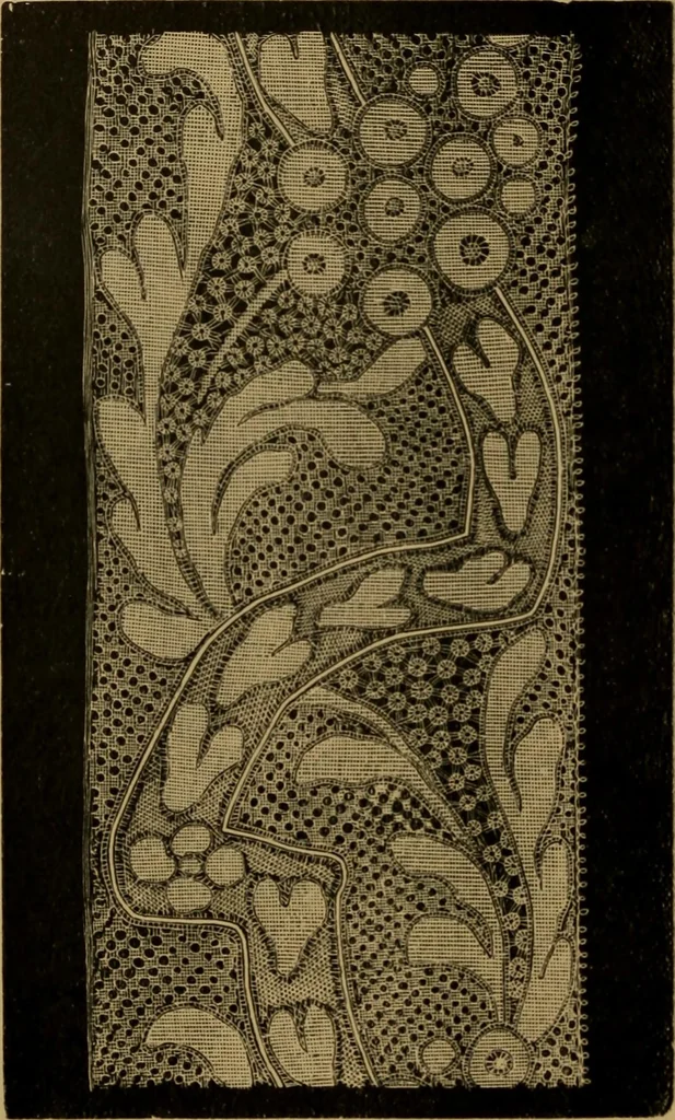 An illustration from History of lace, 1902, leaf 391