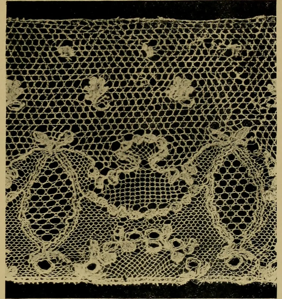 An illustration from History of lace, 1902, leaf 410