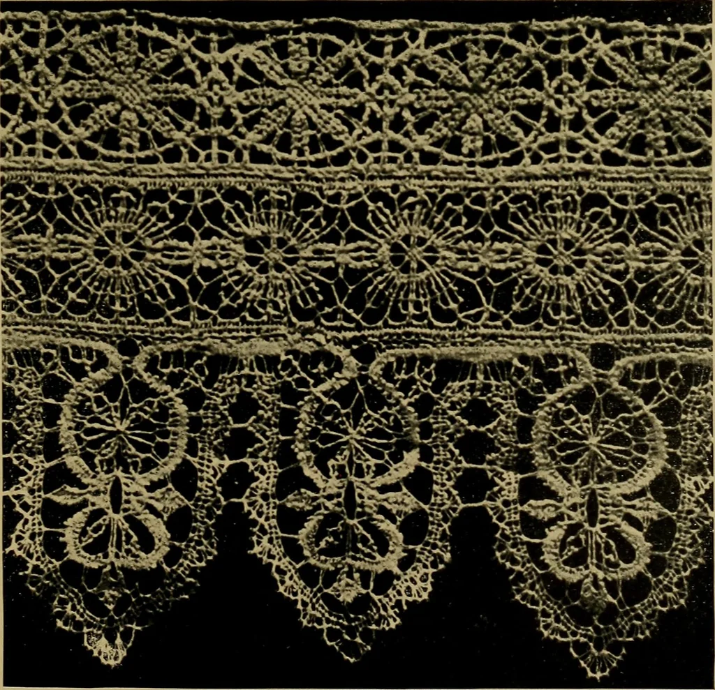 An illustration from History of lace, 1902, leaf 410