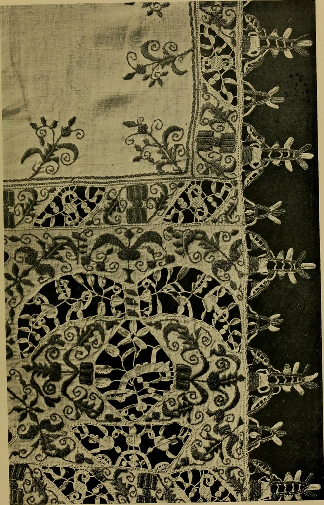 An illustration from History of lace, 1902, leaf 44