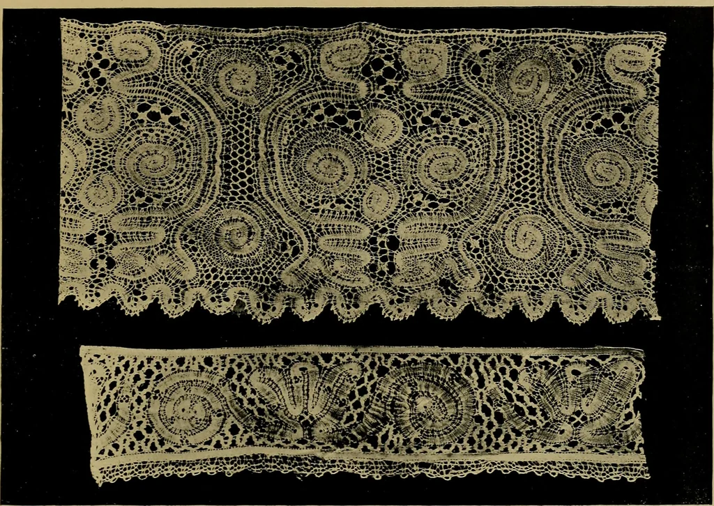 An illustration from History of lace, 1902, leaf 444