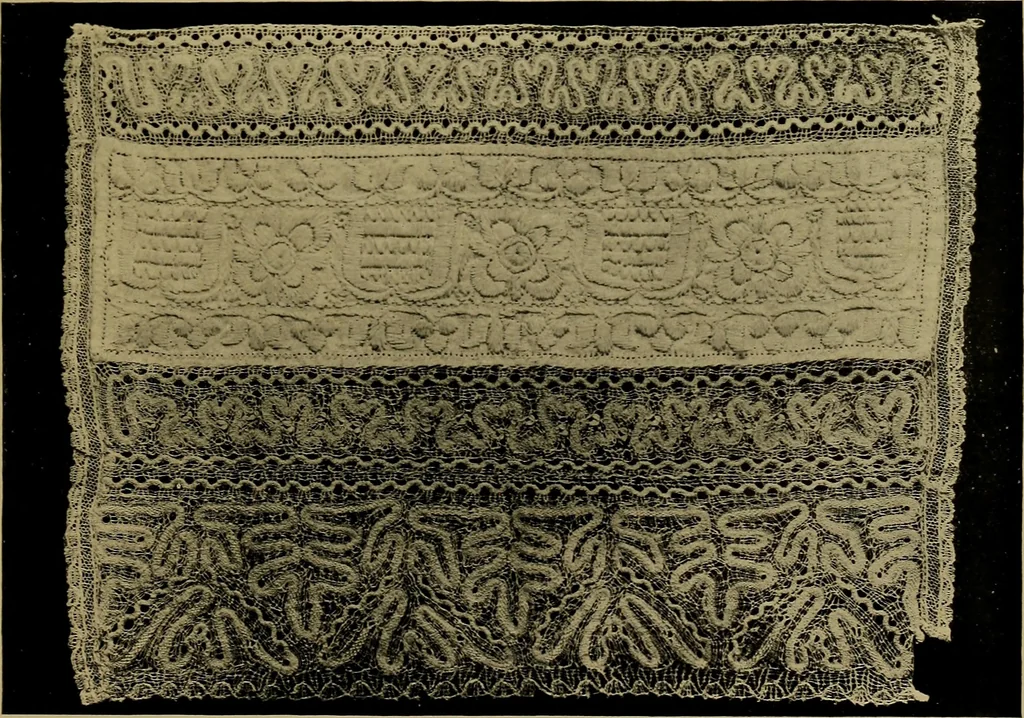 An illustration from History of lace, 1902, leaf 444