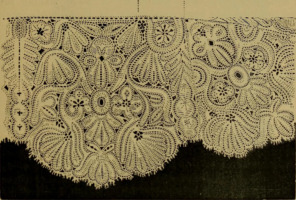 An illustration from History of lace, 1902, leaf 450