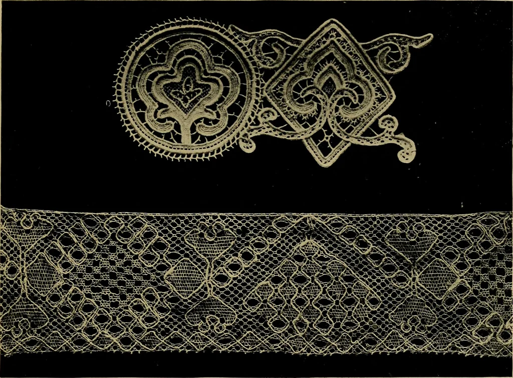 An illustration from History of lace, 1902, leaf 456