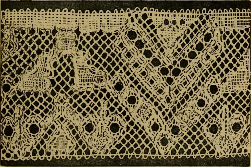 An illustration from History of lace, 1902, leaf 464