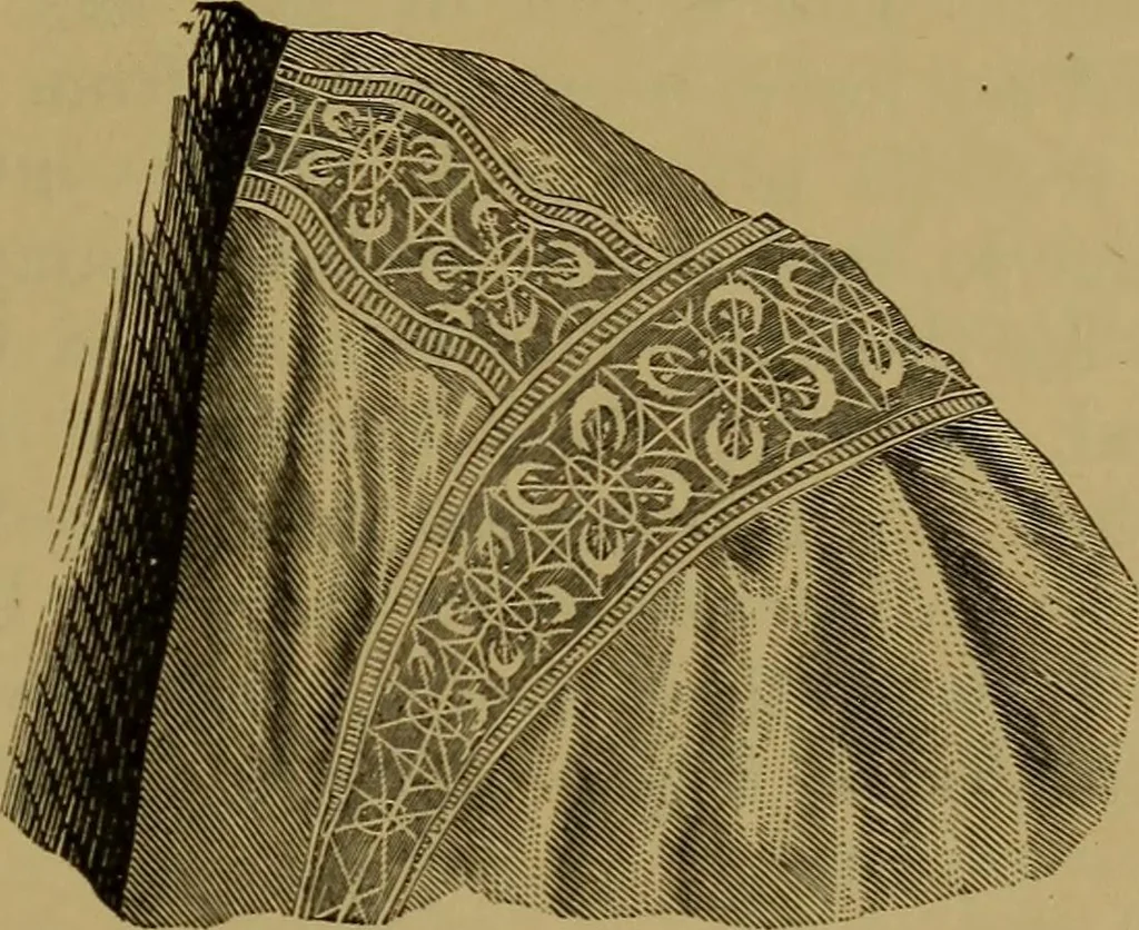 An illustration from History of lace, 1902, leaf 484