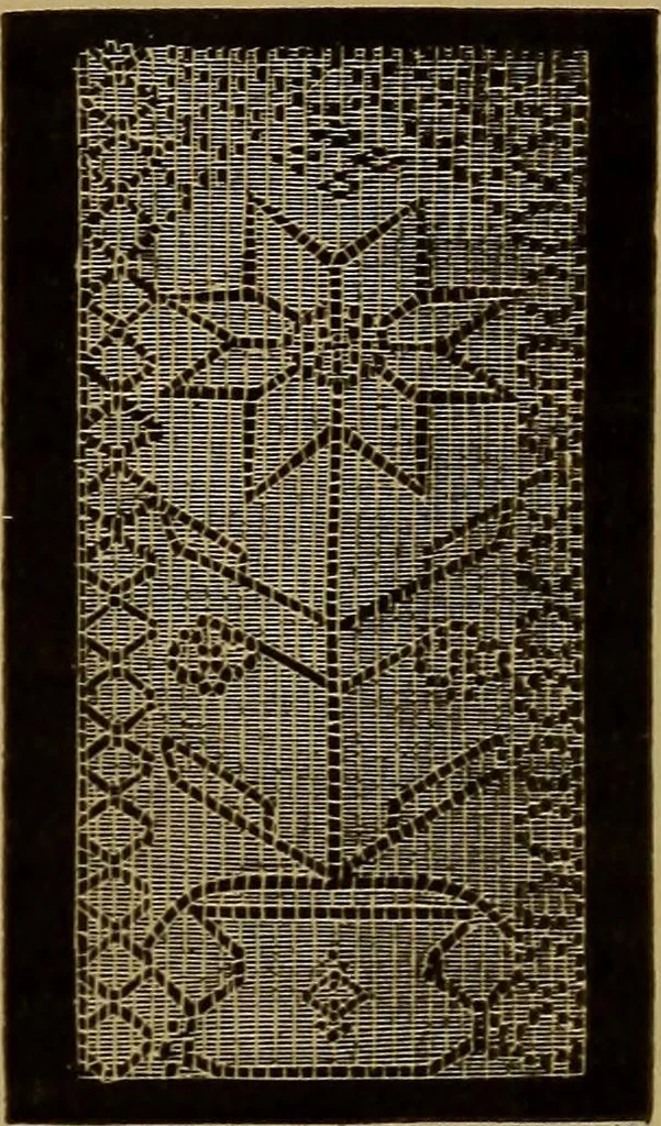 An illustration from History of lace, 1902, leaf 502
